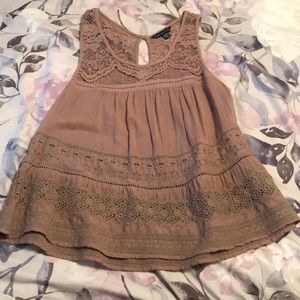 Lace tank top